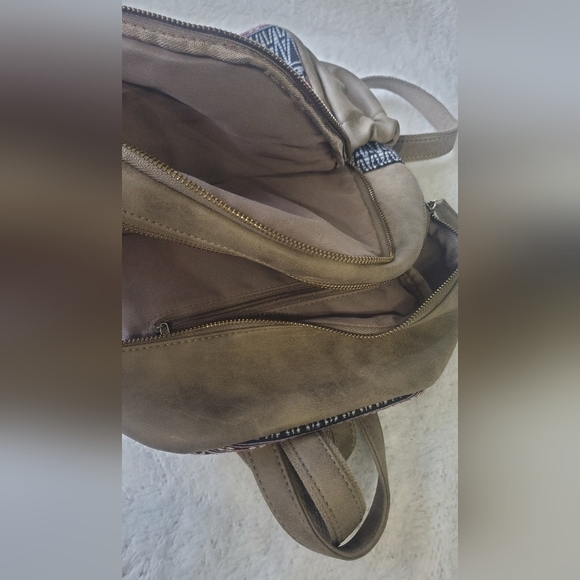 Women Casual Daypack Purse Lightweight‎ Travel Canvas Leather Boho Backpack - Picture 6 of 9